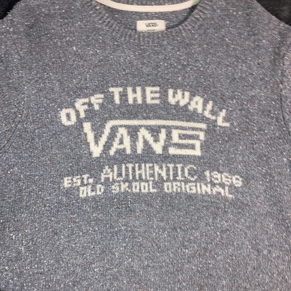Vans grey sweater men’s size medium - Picture 3 of 4